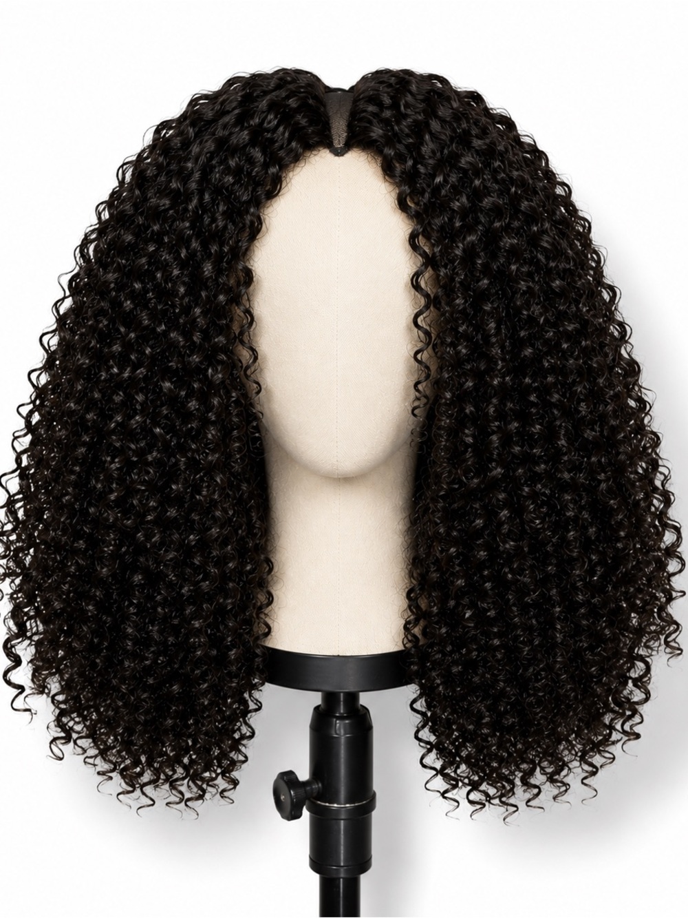 Unice V part wig. Human hair